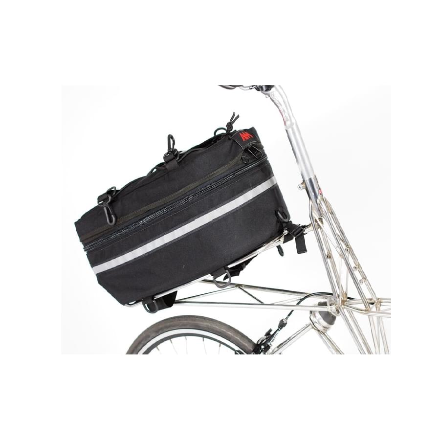 Large rear carrier bag in Cordura nylon